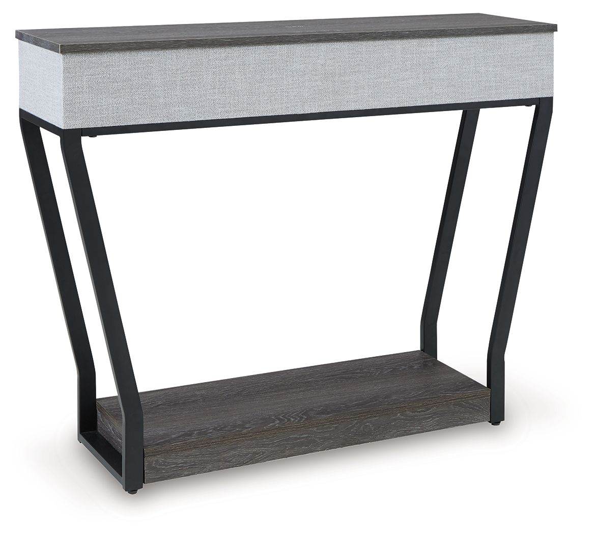 Sethlen - Gray / Black - Console Sofa Table - Forward Furniture