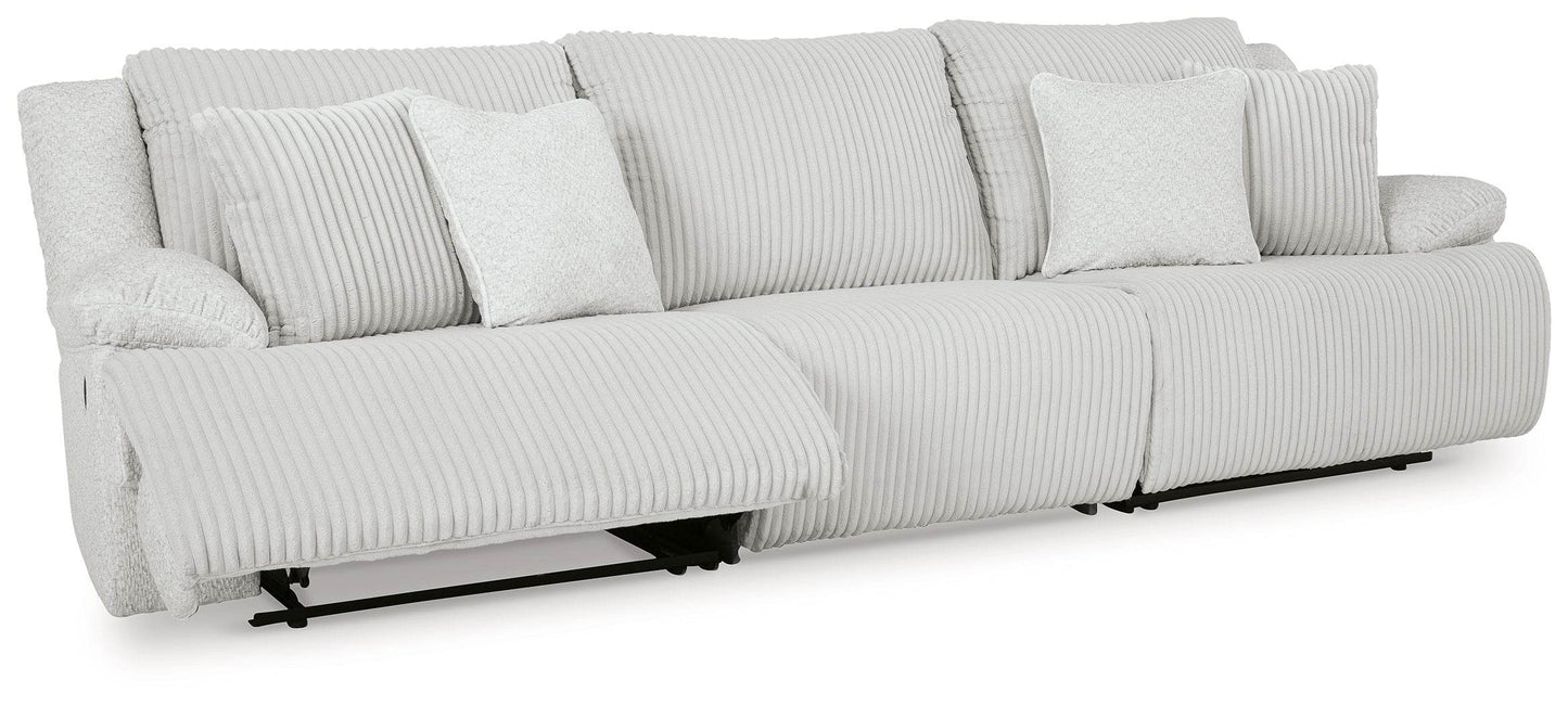 Top Tier - Alloy - 3-Piece Sectional Sofa With RAF And LAF Recliner - Forward Furniture