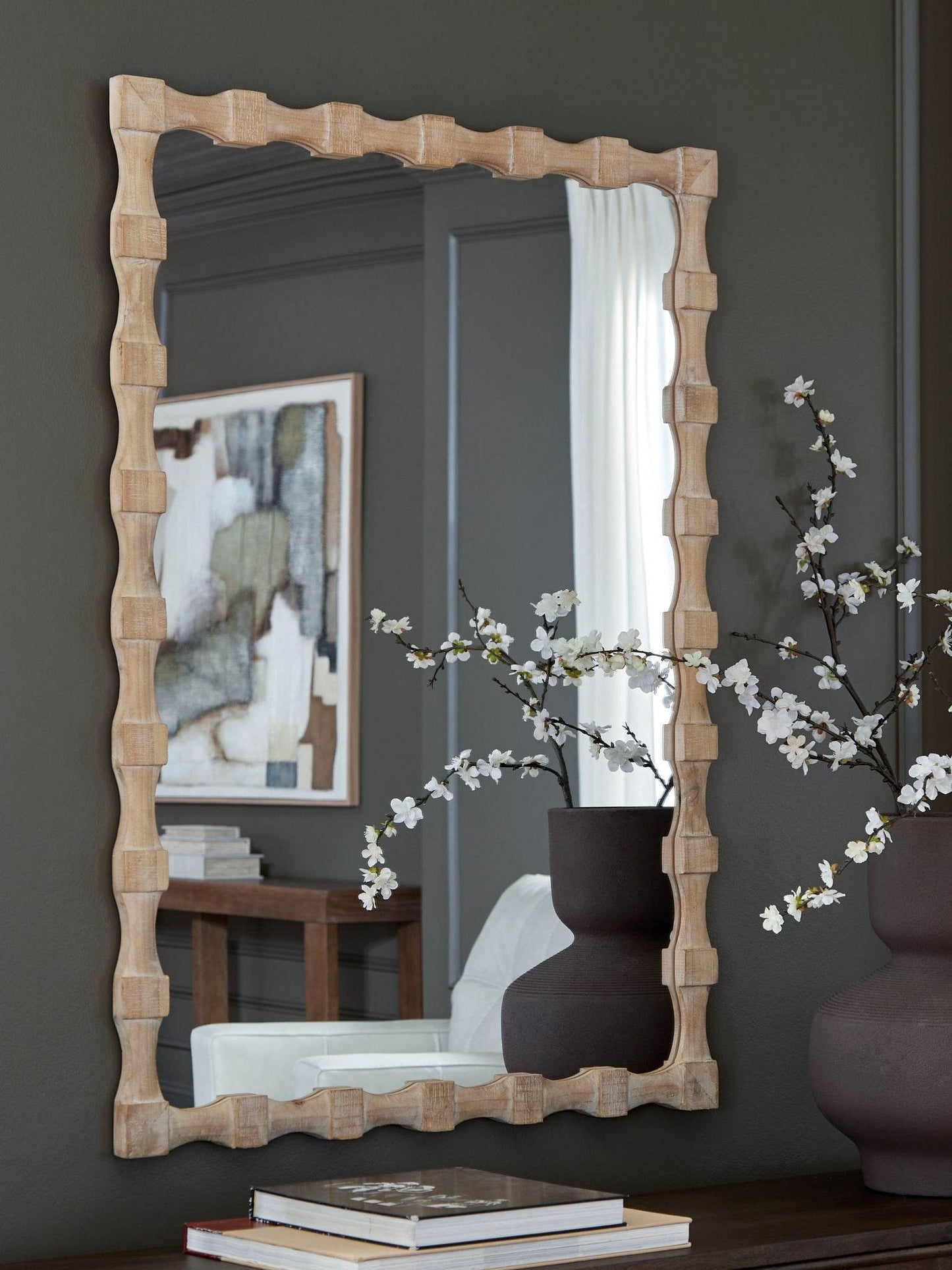 Acelmore - Light Brown - Accent Mirror - Forward Furniture