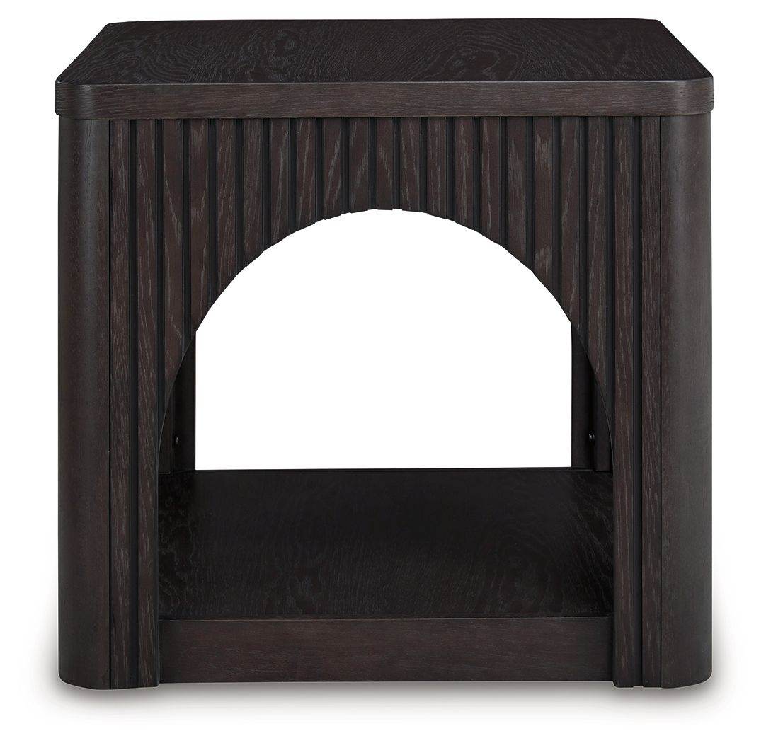 Yellink - Black - Square End Table - Forward Furniture