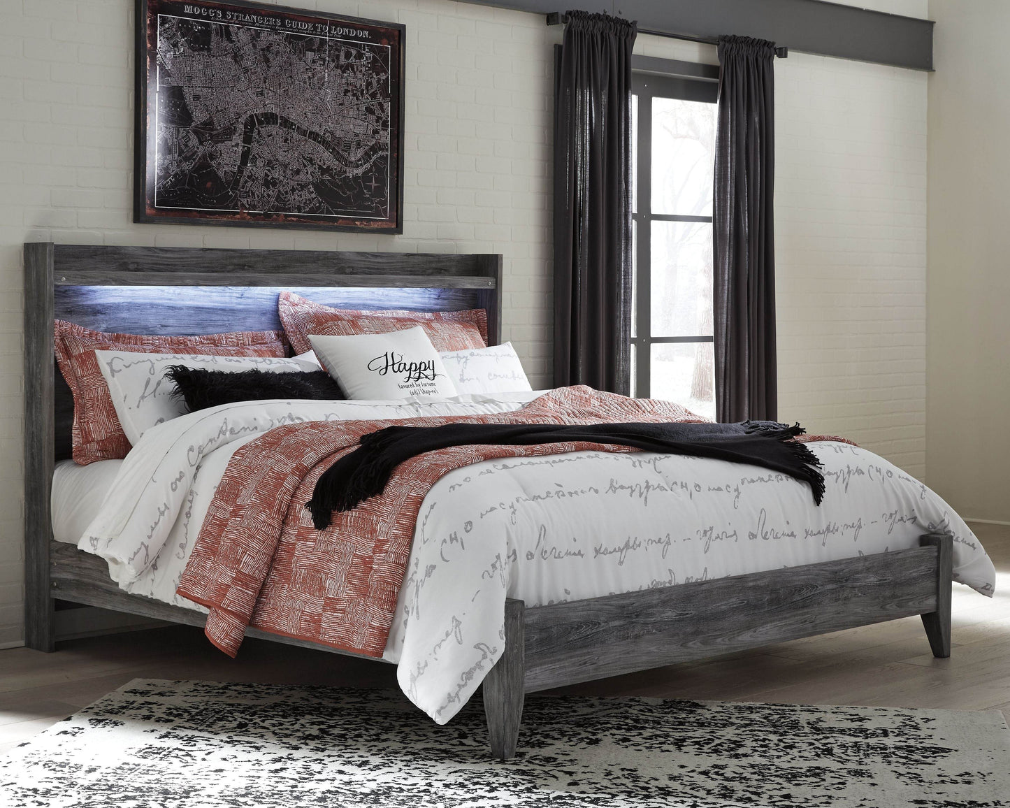 Baystorm - LED Panel Bed - Forward Furniture