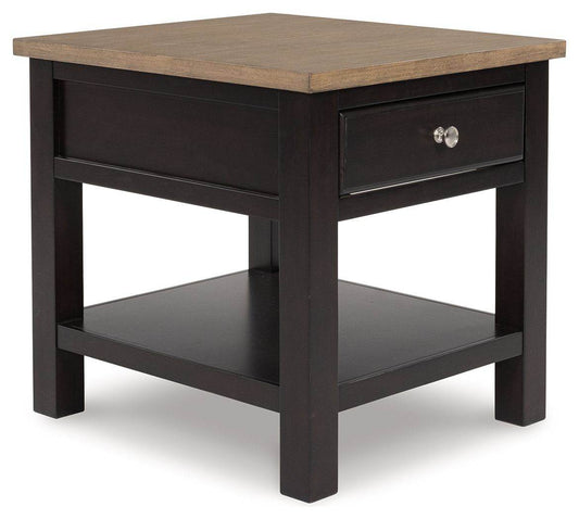 Drazmine - Brown - Rectangular End Table - Forward Furniture