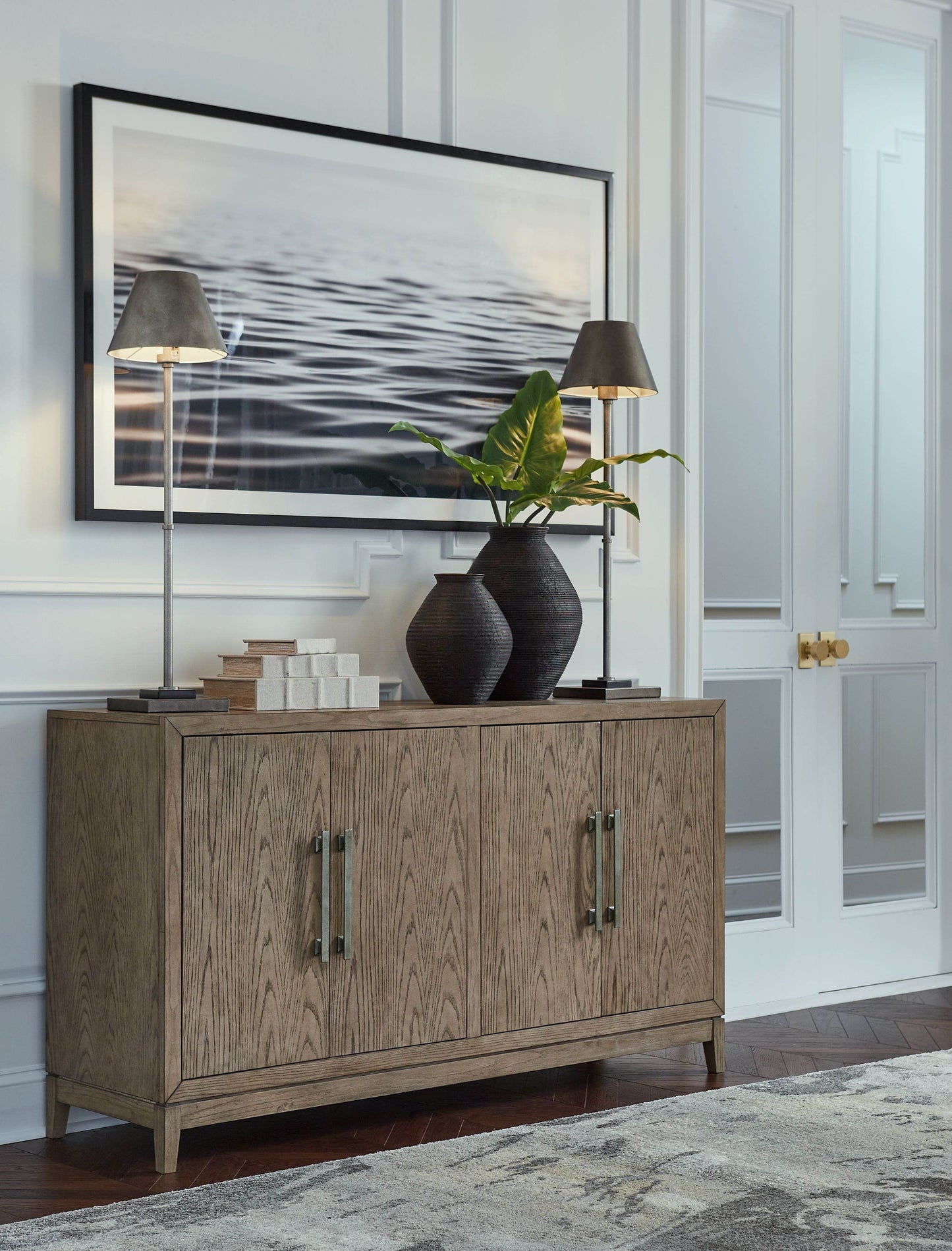 Chrestner - Gray - Dining Room Server - Forward Furniture