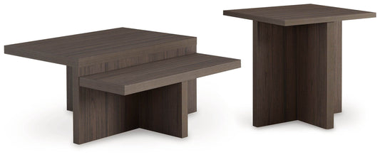 Zendex - Brown - Occasional Table Set (Set of 2) - Forward Furniture