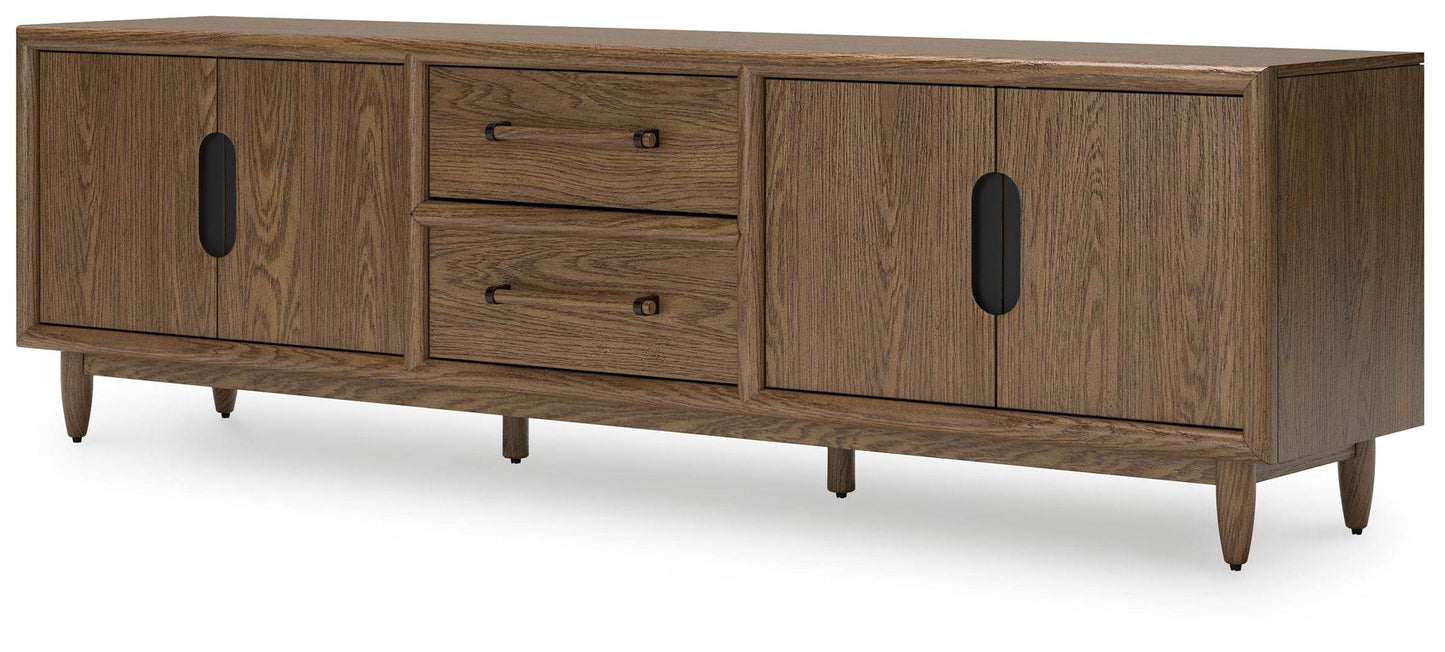 Roanhowe - Brown - Extra Large TV Stand - Forward Furniture