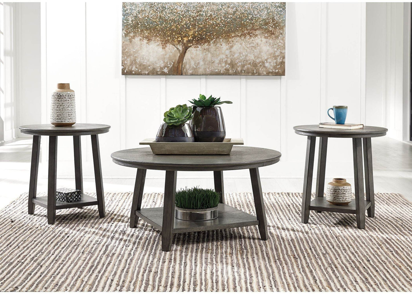 Caitbrook - Gray - Occasional Table Set (Set of 3) - Forward Furniture