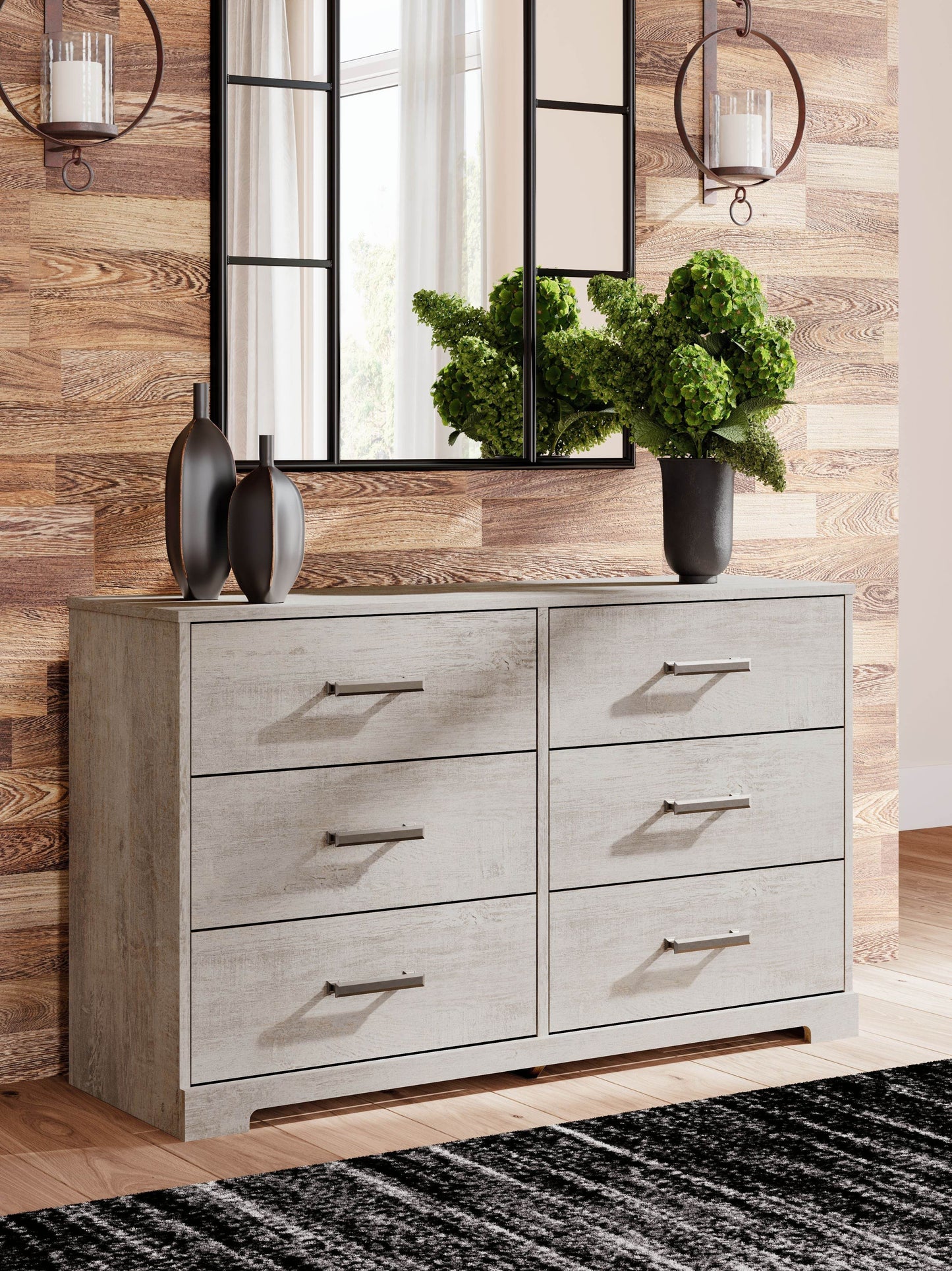 Shawburn - Gray - Six Drawer Dresser - Forward Furniture