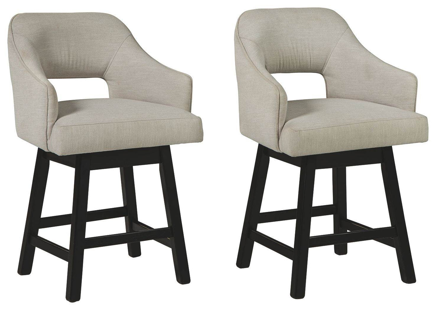 Tallenger - Upholstered Swivel Barstool (Set of 2) - Forward Furniture