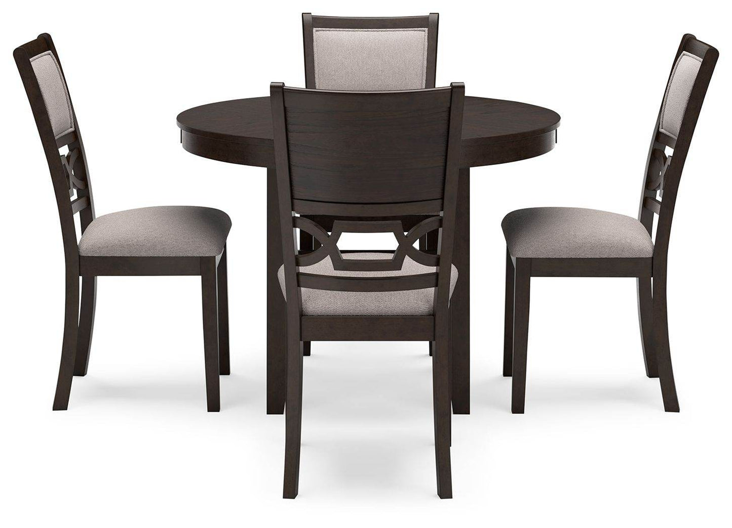 Langwest - Brown - Dining Room Table Set (Set of 5) - Forward Furniture