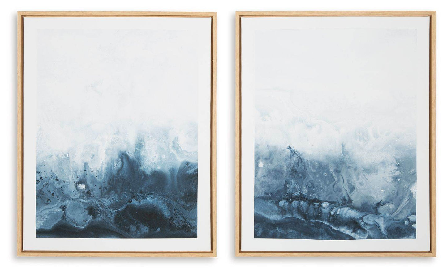Holport - Blue / White - Wall Art Set (Set of 2) - Forward Furniture