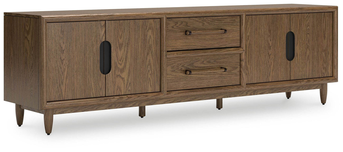 Roanhowe - Brown - Extra Large TV Stand - Forward Furniture