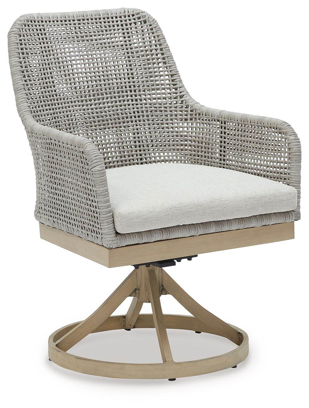 Seton Creek - Gray - Swivel Chair With Cushion (Set of 2) - Forward Furniture