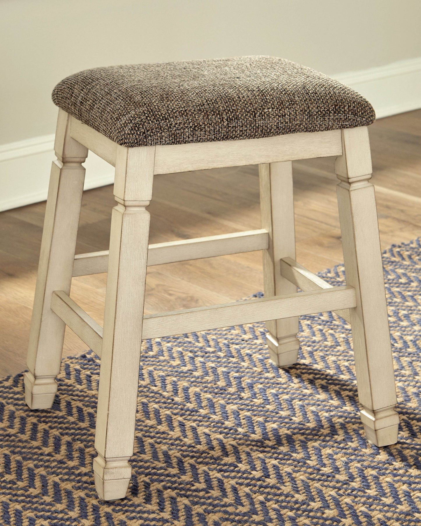 Bolanburg - Beige - Upholstered Stool (Set of 2) - Forward Furniture