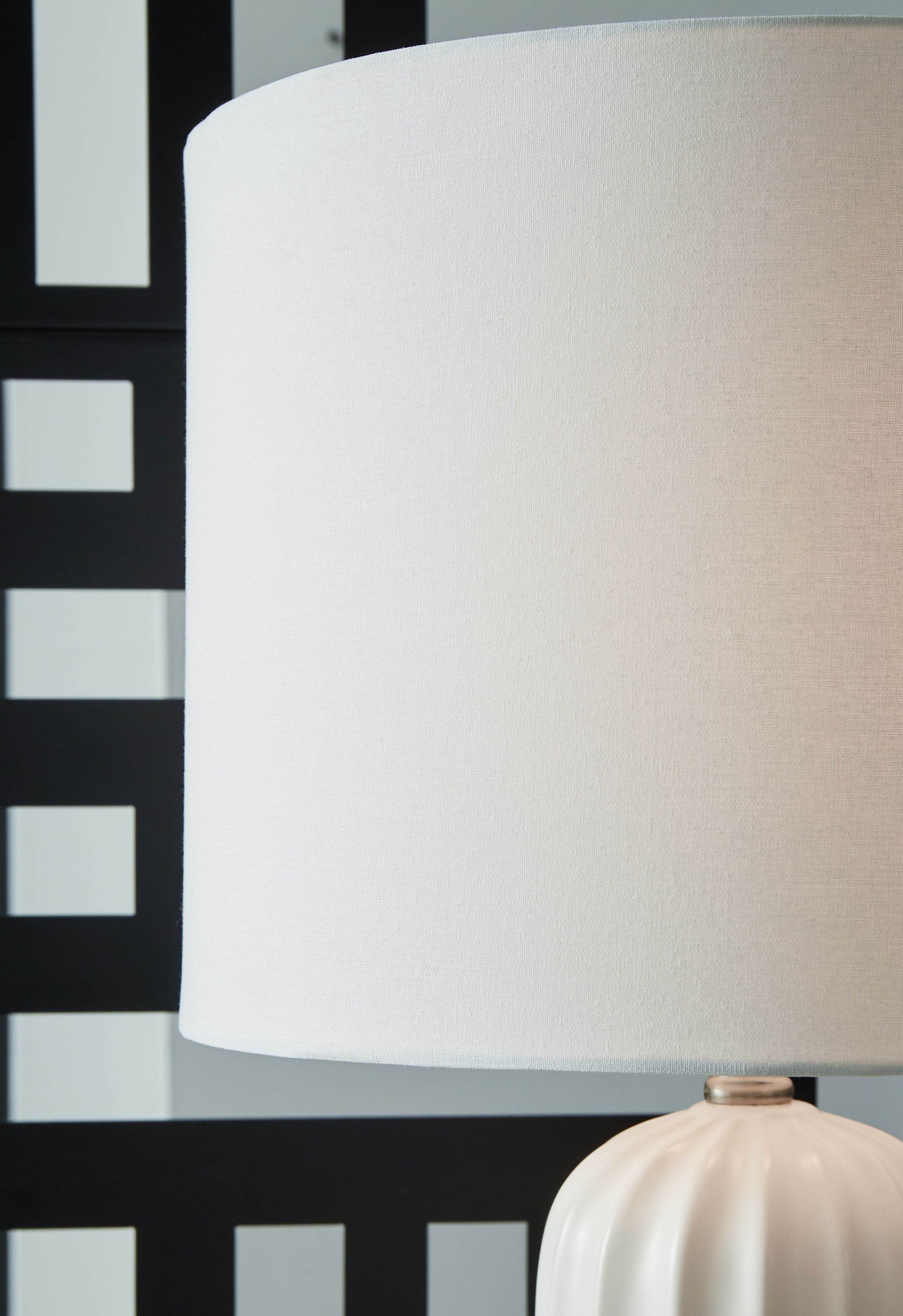 Clarkland - White - Ceramic Table Lamp (Set of 2) - Forward Furniture