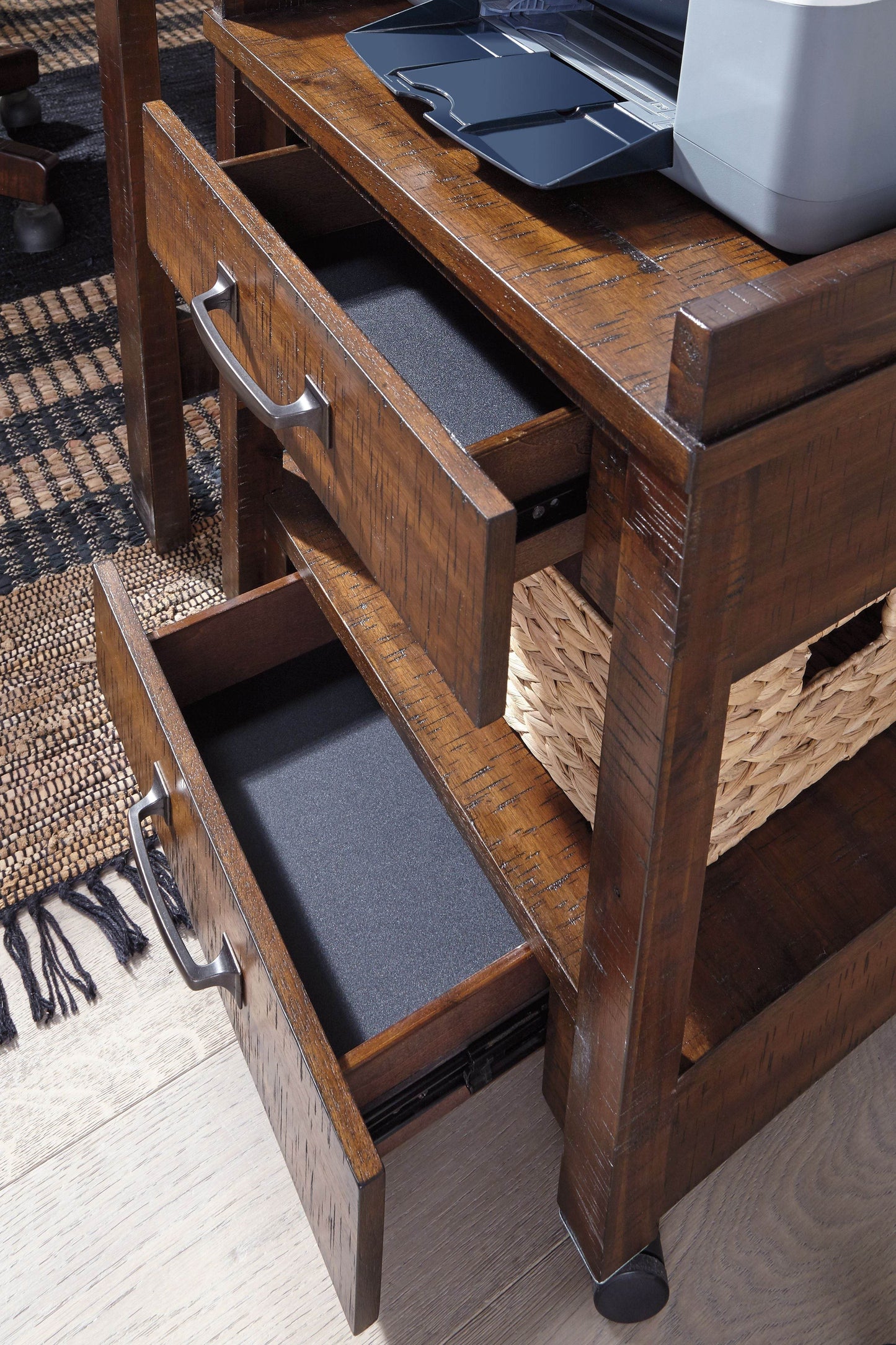 Baldridge - Rustic Brown - Printer Stand - Forward Furniture