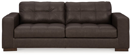 Luigi - Thunder - Sofa - Leather Match - Forward Furniture