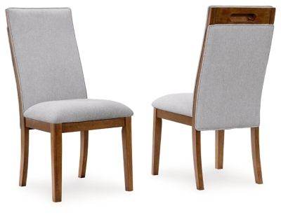 Lyncott - Beige / Brown - Dining Upholstered Side Chair (Set of 2) - Forward Furniture