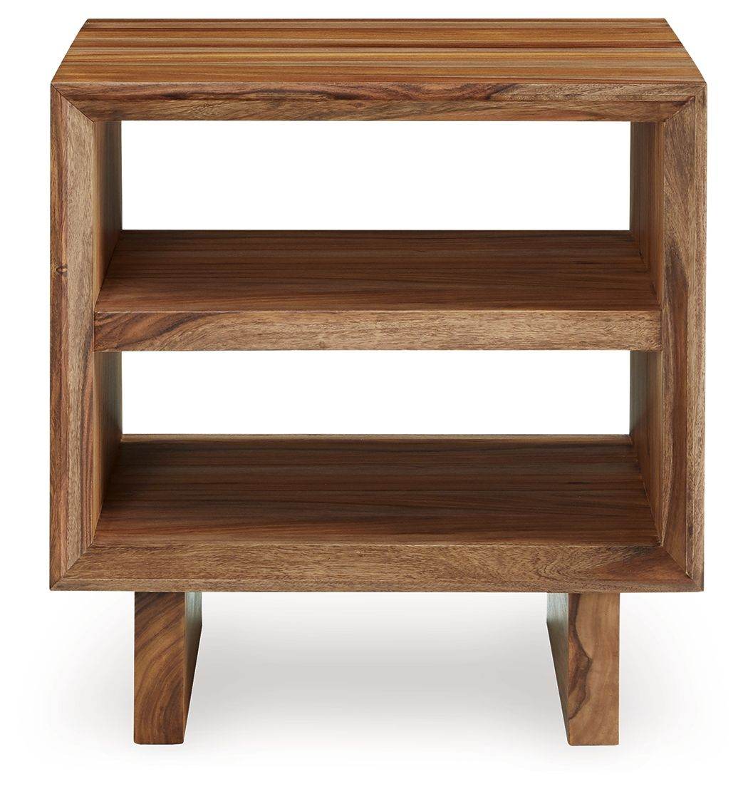 Dressonni - Brown - Square End Table - Forward Furniture