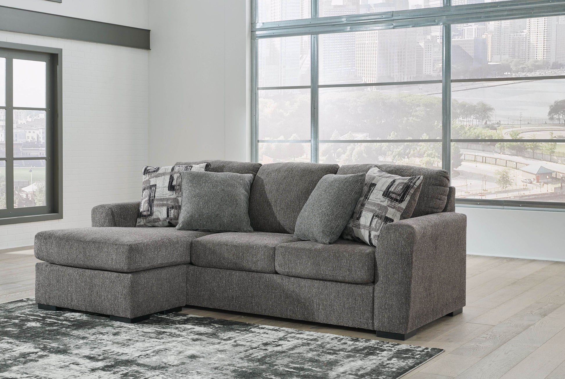Gardiner - Pewter - Sofa Chaise - Forward Furniture