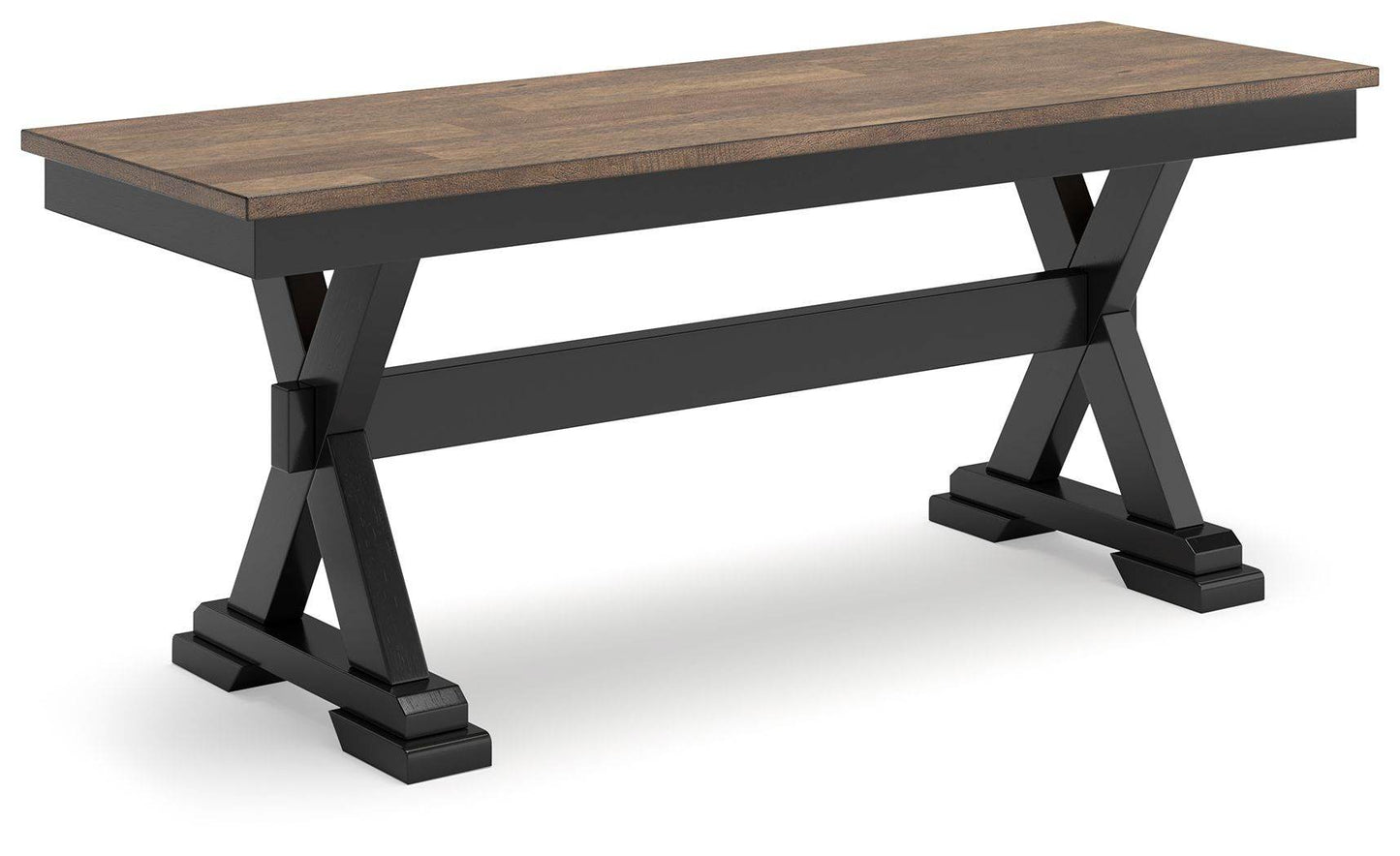 Wildenauer - Brown / Black - Large Dining Room Bench - Forward Furniture