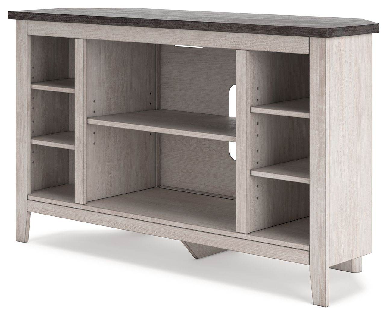 Dorrinson - Two-tone - Corner TV Stand/Fireplace OPT - Forward Furniture
