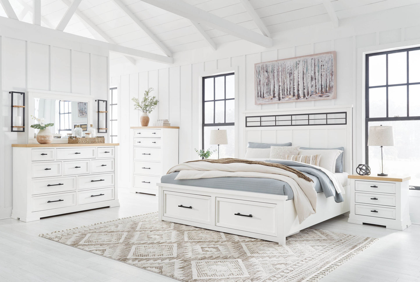 Ashbryn - Panel Storage Bedroom Set - Forward Furniture