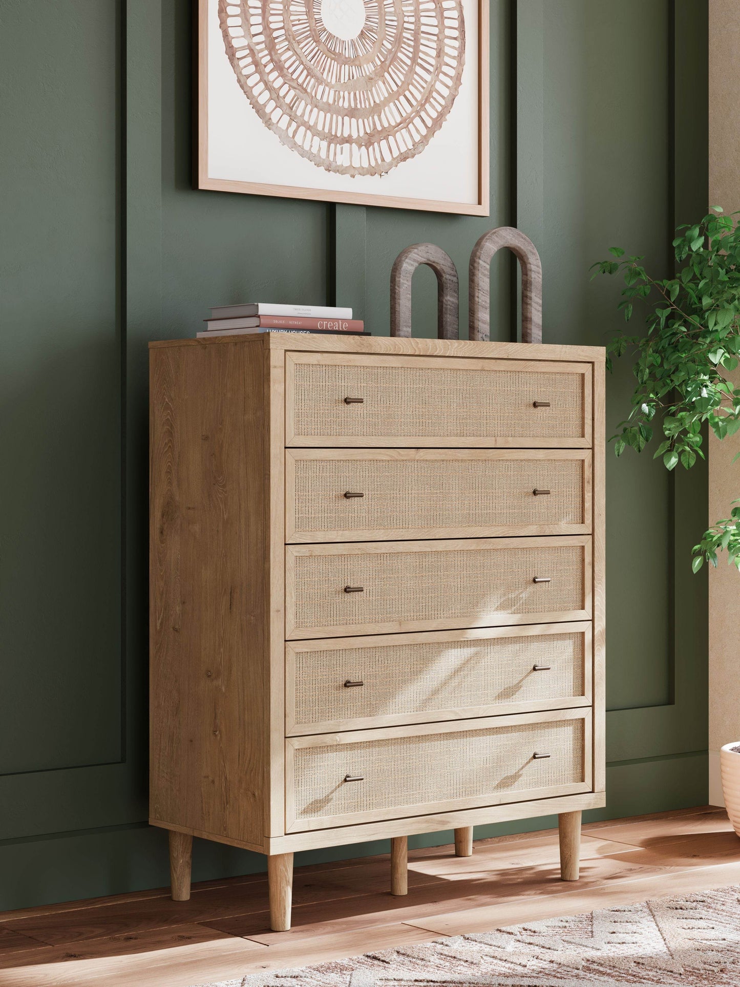 Cielden - Two-Tone - Five Drawer Wide Chest - Forward Furniture