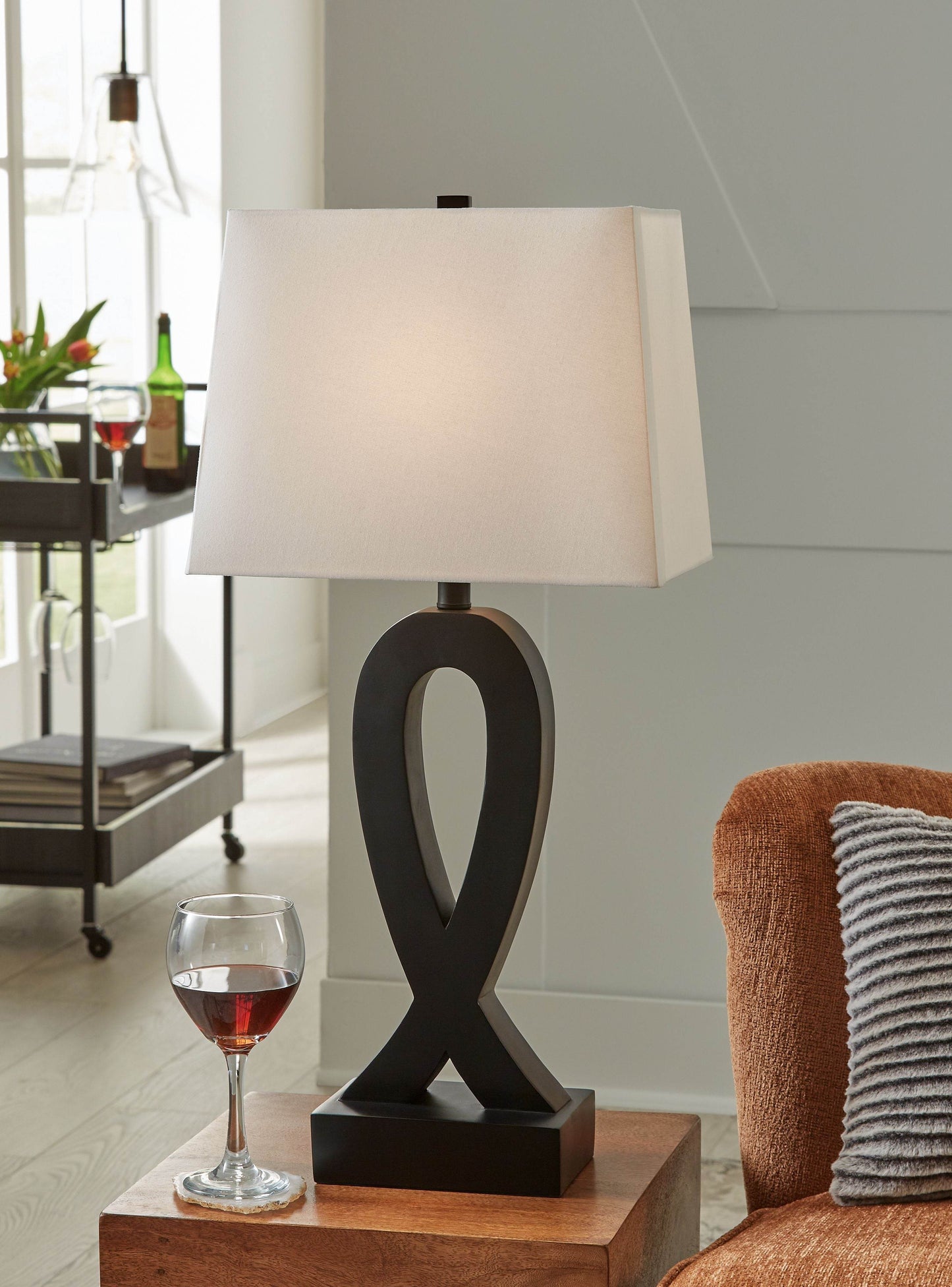 Markellton - Black - Poly Table Lamp (Set of 2) - Forward Furniture