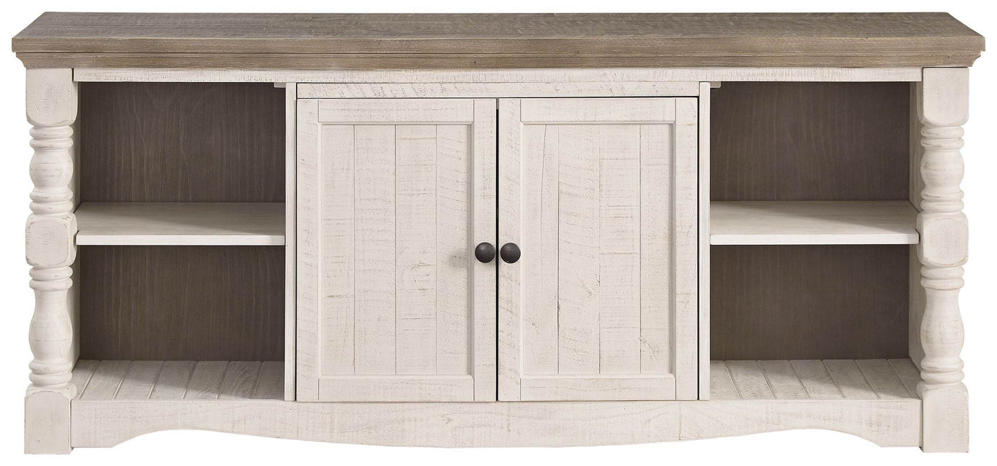 Havalance - Brown / Beige - Extra Large TV Stand - 2 Doors - Forward Furniture