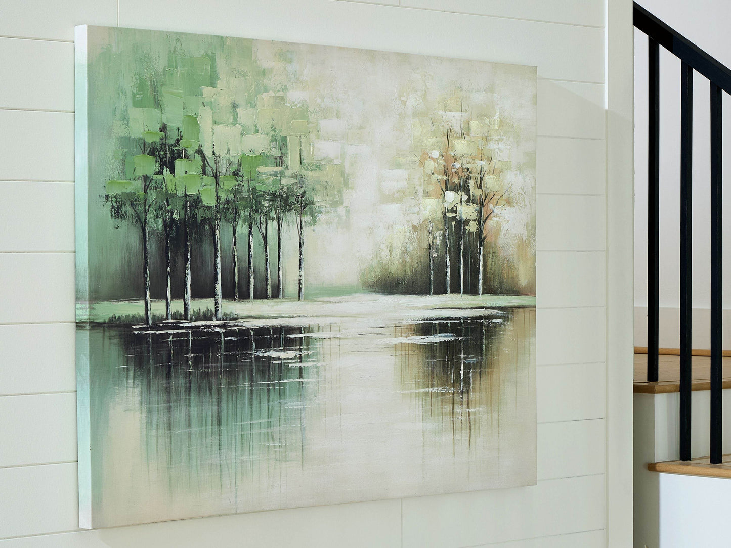 Garlenridge - Green / Tan / White - Wall Art - Forward Furniture
