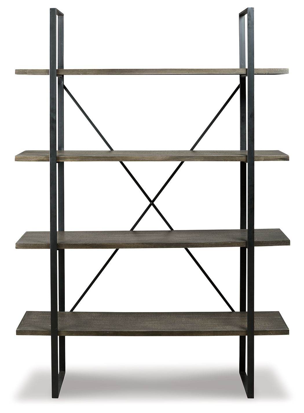 Gilesgrove - Black / Gray - Bookcase - Forward Furniture
