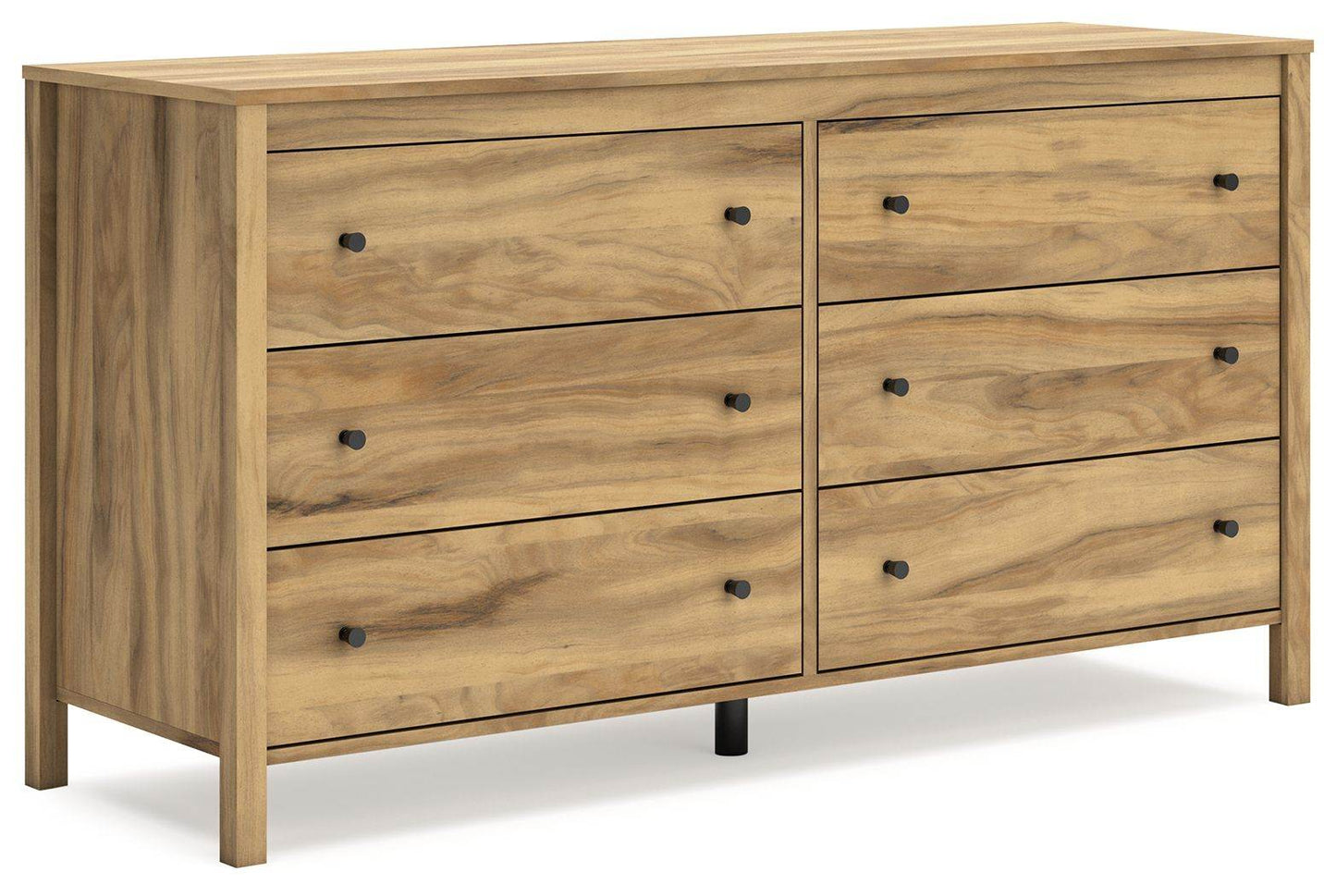 Bermacy - Light Brown - Six Drawer Dresser - Forward Furniture