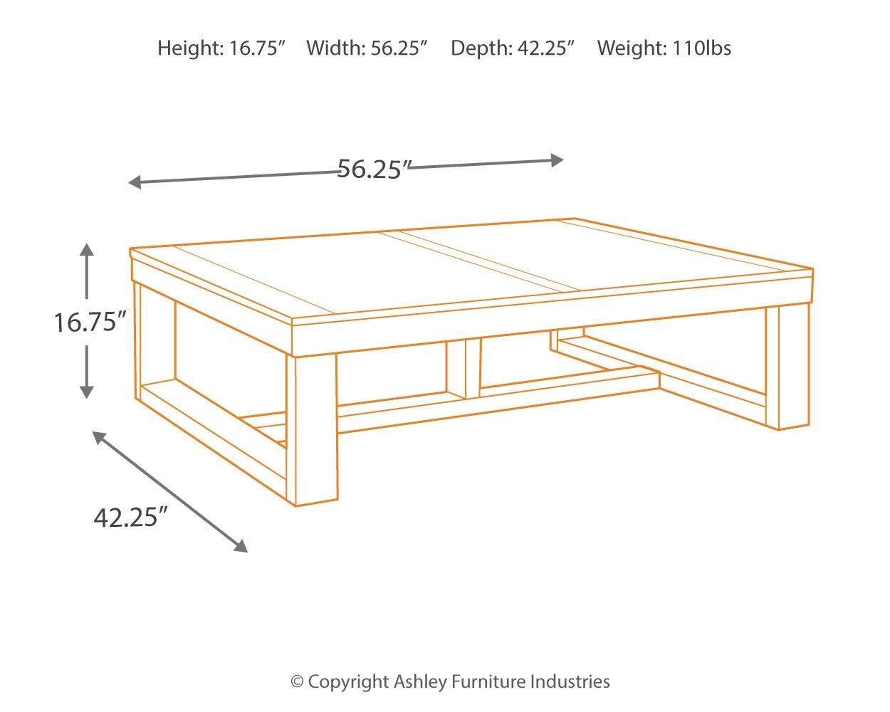 Watson - Dark Brown - Rectangular Cocktail Table - Forward Furniture