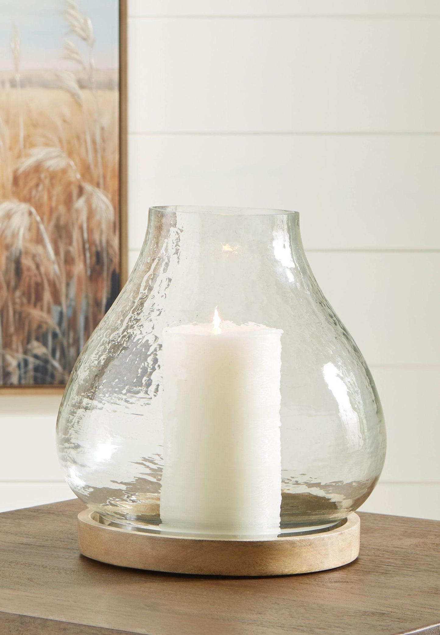 Adalisen - Clear / Brown - Candle Holder - Forward Furniture