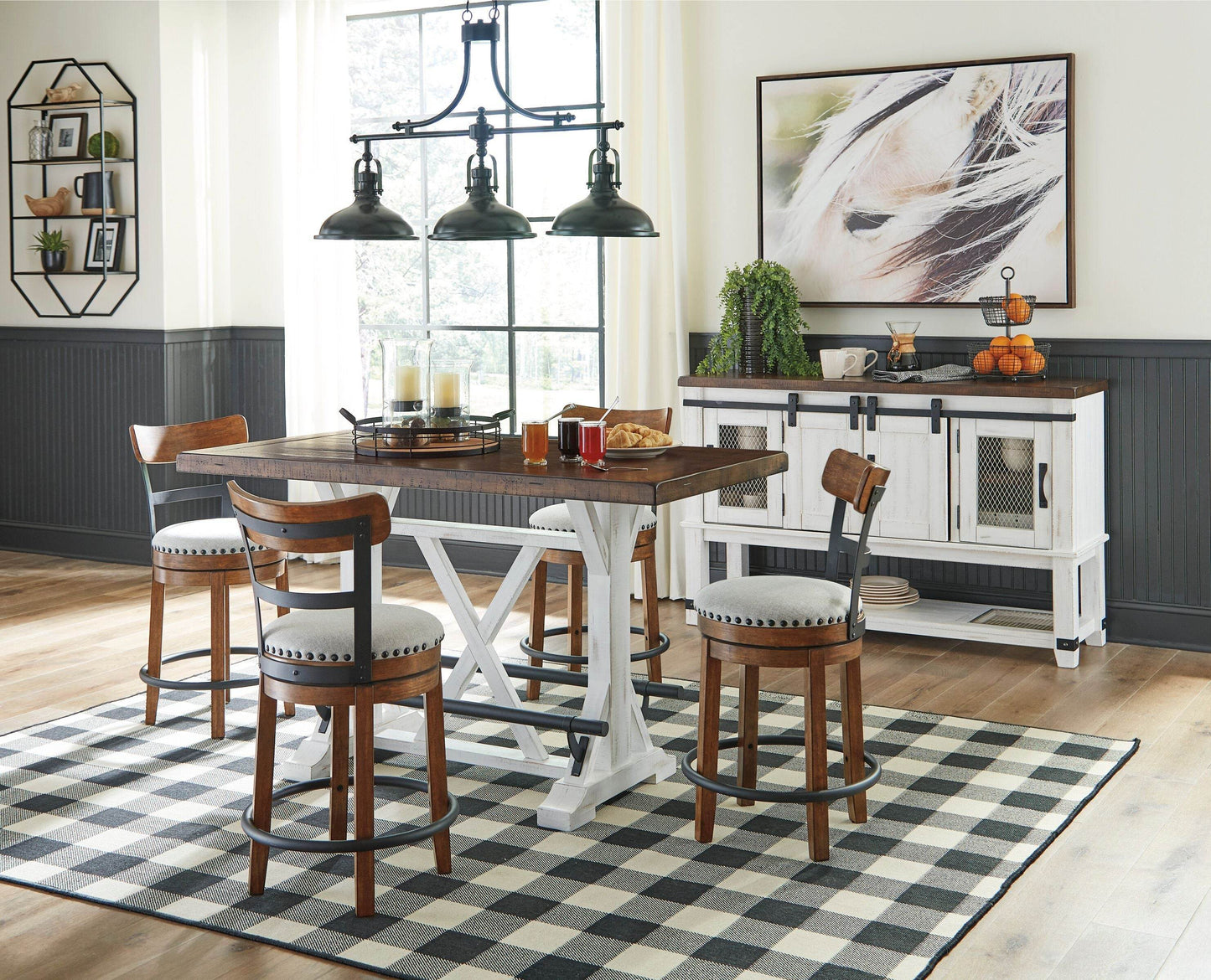 Valebeck - Counter Height Table Set - Forward Furniture