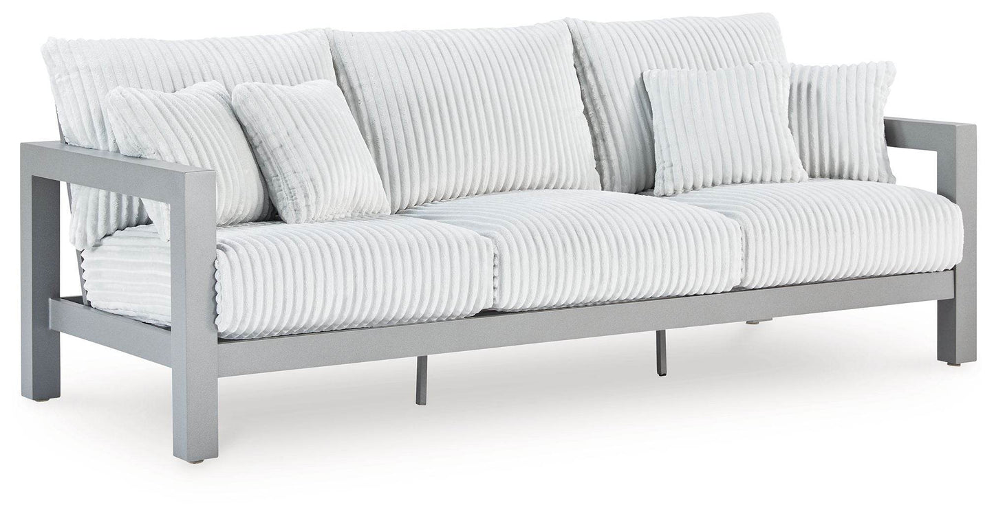Hurley Park - Gray - Sofa With Cushion - Forward Furniture