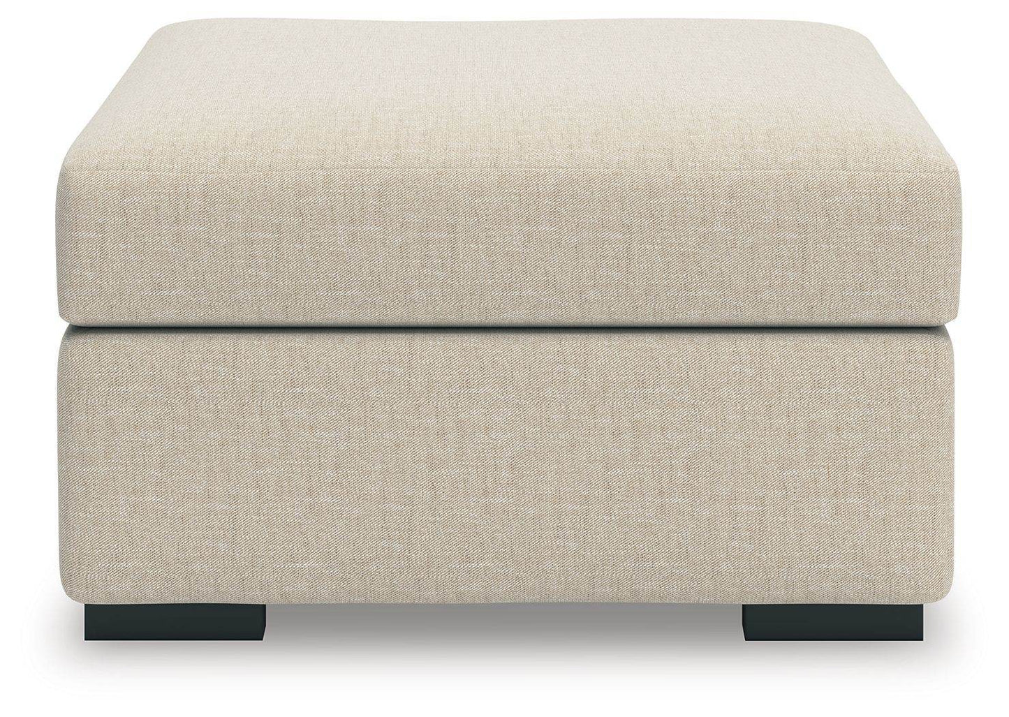LadyMae - Twill - Oversized Accent Ottoman - Forward Furniture