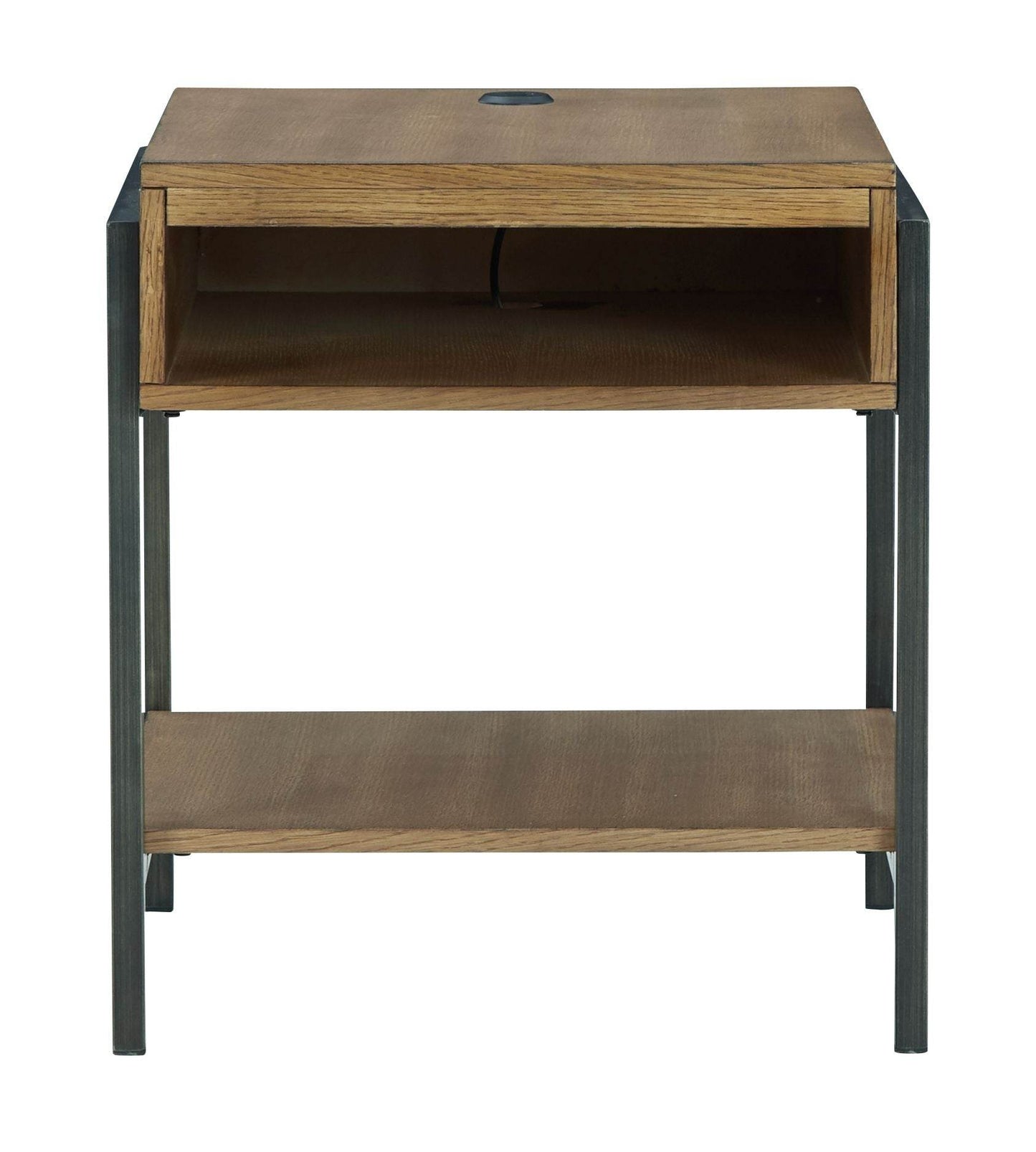 Fridley - Brown / Black - Rectangular End Table - Forward Furniture