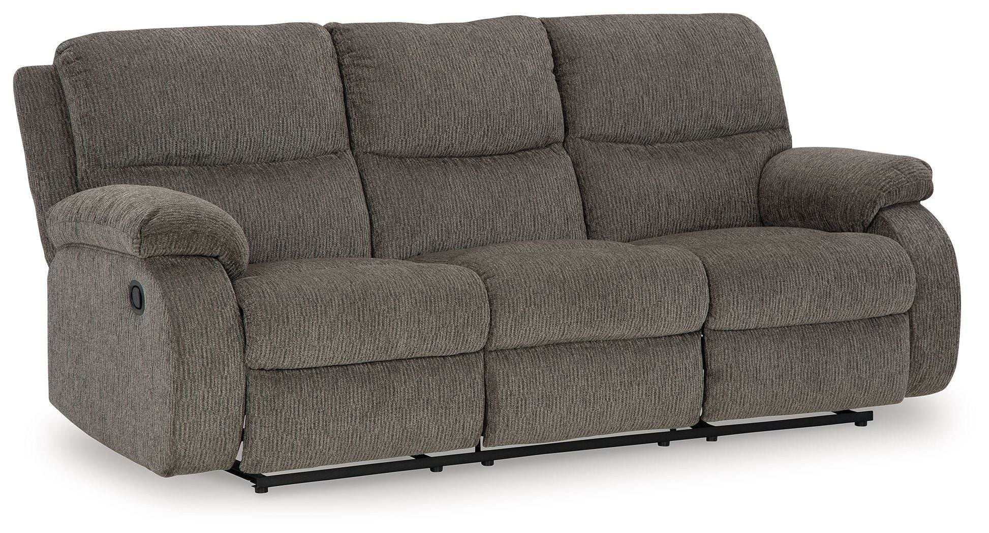 Scranto - Brindle - Reclining Sofa - Fabric - Forward Furniture