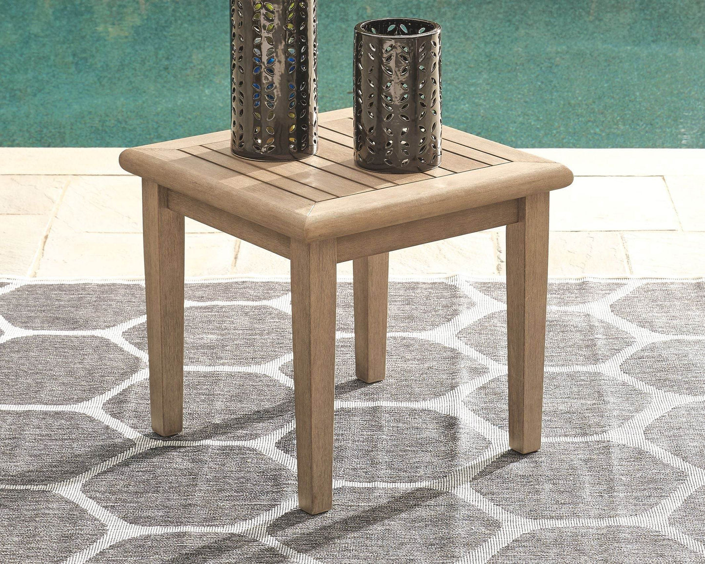 Gerianne - Brown - Square End Table - Forward Furniture