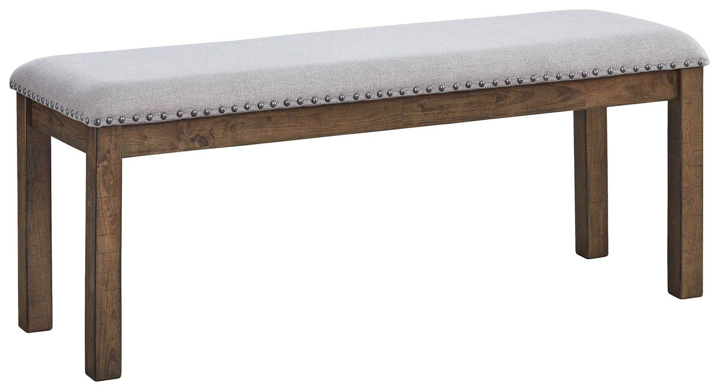 Moriville - Beige - Upholstered Bench - Forward Furniture