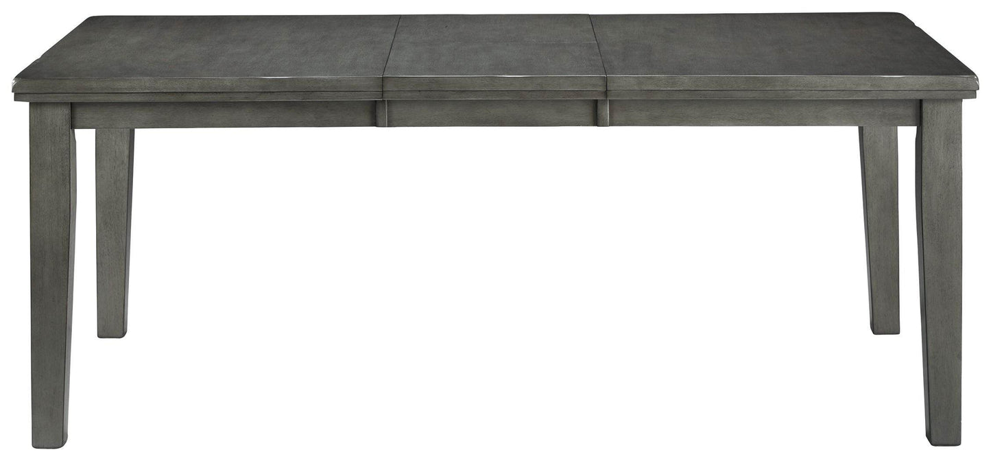 Hallanden - Gray - Rectangular Dining Room Butterfly Extension Table - Forward Furniture