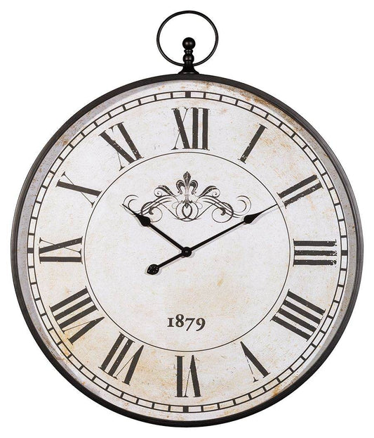 Augustina - Antique Black - Wall Clock - Forward Furniture