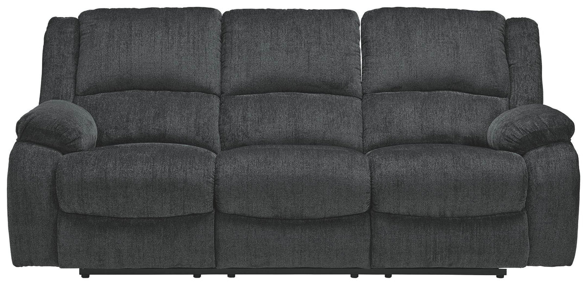 Draycoll - Reclining Sofa - Fabric - Slate