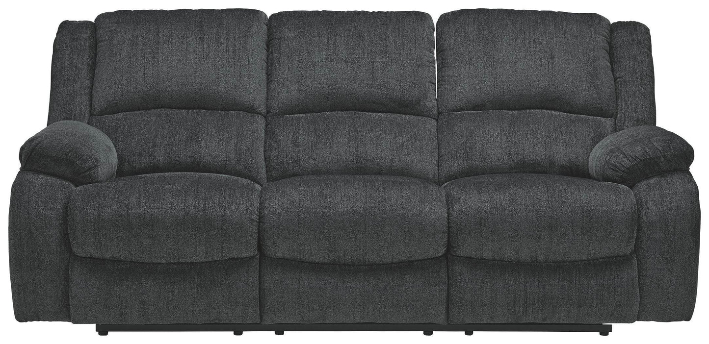 Draycoll - Slate - Reclining Sofa - Fabric - Forward Furniture