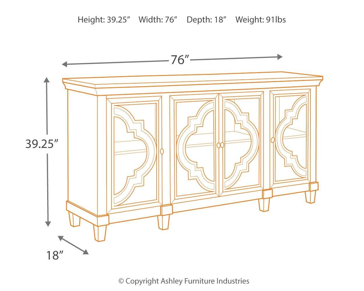 Fossil Ridge - Gray - Accent Cabinet - Forward Furniture