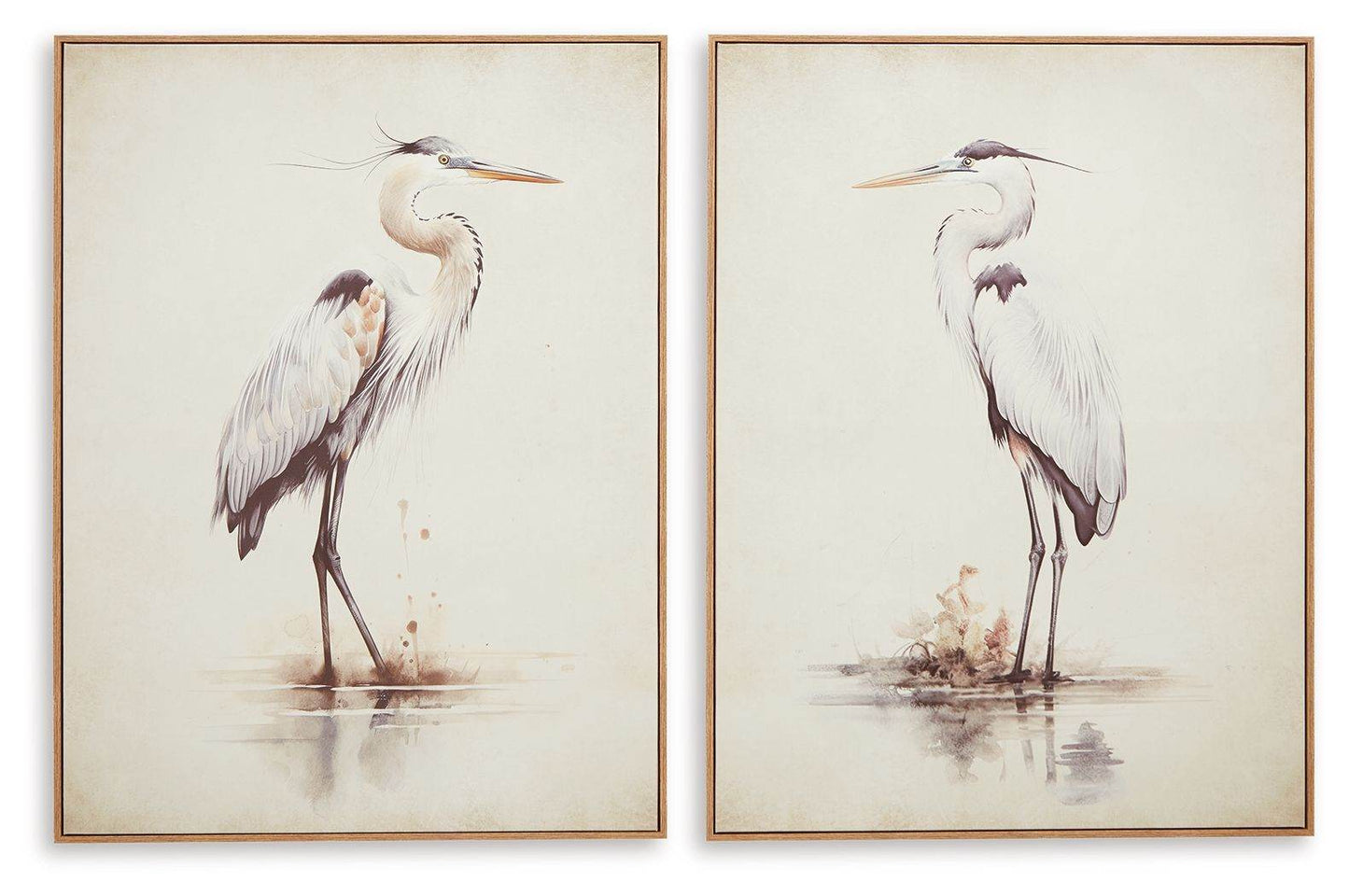 Aubinell - Beige - Wall Art Set (Set of 2) - Forward Furniture