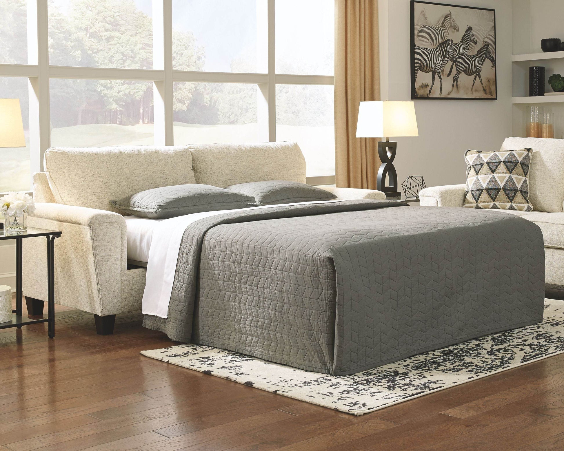 Abinger - Natural - Queen Sofa Sleeper - Fabric - Forward Furniture
