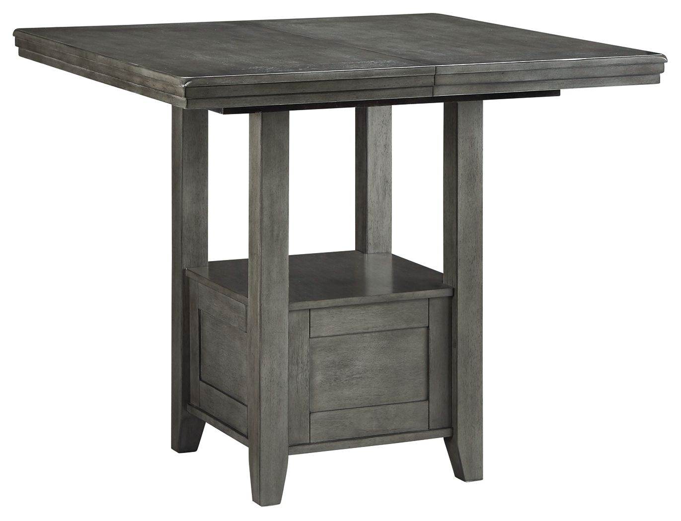 Hallanden - Gray - Rectangular Dining Room Counter Extension Table - Forward Furniture