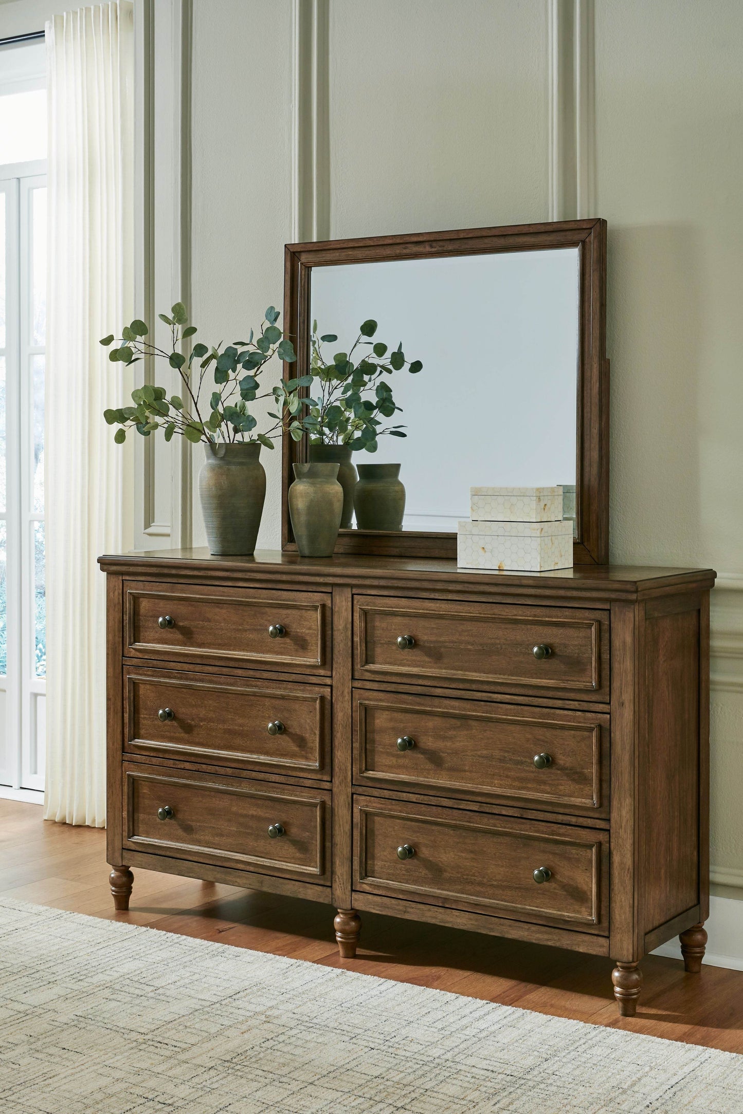Sturlayne - Brown - Dresser And Mirror - Forward Furniture